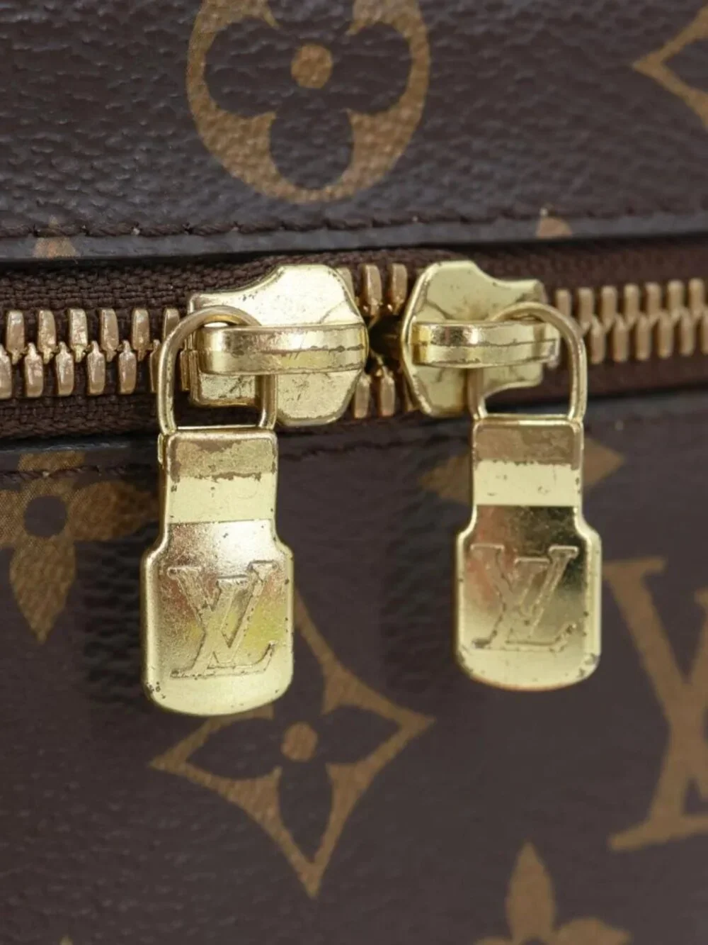 Louis Vuitton  Nice Nano Monogram Canvas Vanity Case Brown